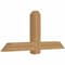 Ekena Millwork Eugene Smooth Timber Gable Bracket, Western Red Cedar, 60"W x 27"H x 5 1/2"D x 5 1/2"F, 11/12 Pitch GBW060X27X0606EUG00SWR - alternate 5